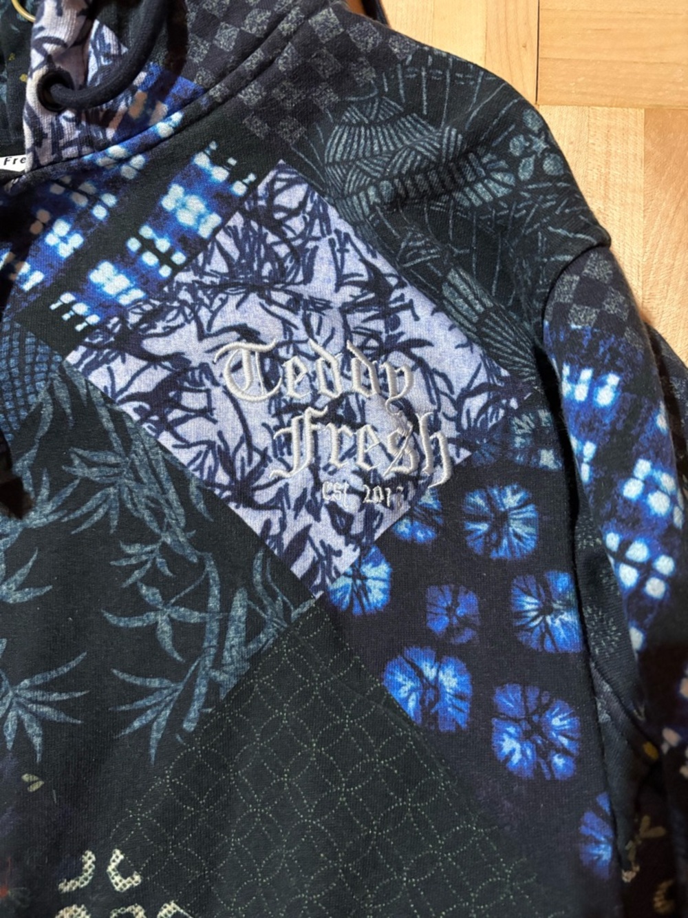 Teddy Fresh Patchwork hoodie - Picture 2 of 3
